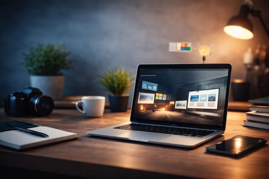 digital marketing laptop
